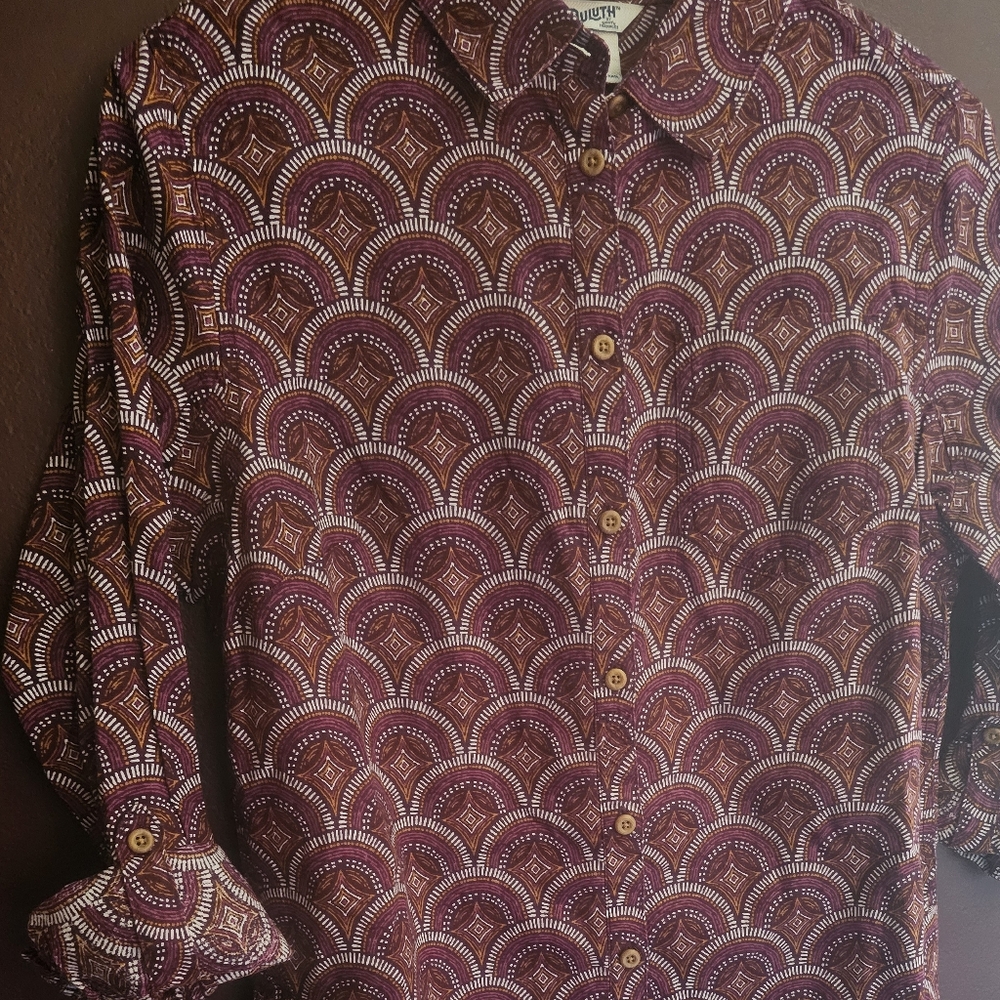 Women's Patterned Tunic Blouse